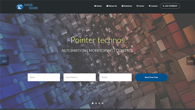 Pointer Technos Website by AltWare